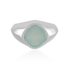 Aqua-Chalzedon-Silberring