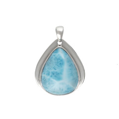 Larimar-Silberanhänger