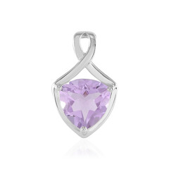 Lavendel-Amethyst-Silberanhänger