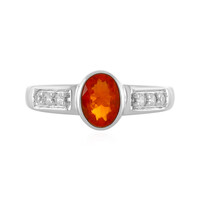 Feueropal-Silberring