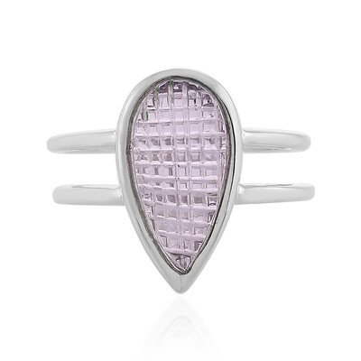 Lavendel-Amethyst-Silberring