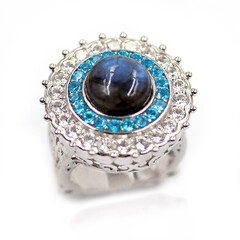 Labradorit-Silberring (Dallas Prince Designs)