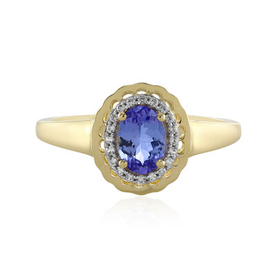 Tansanit-Goldring (Adela Gold)