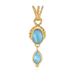 Larimar-Silberanhänger