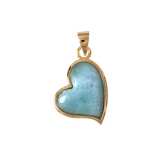 Larimar-Silberanhänger