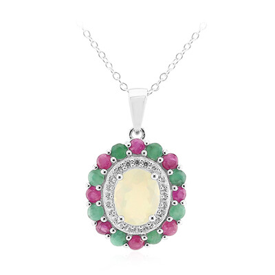 Welo-Opal-Silberhalskette