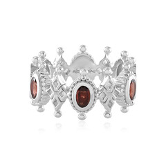 Indischer Granat-Silberring (Dallas Prince Designs)