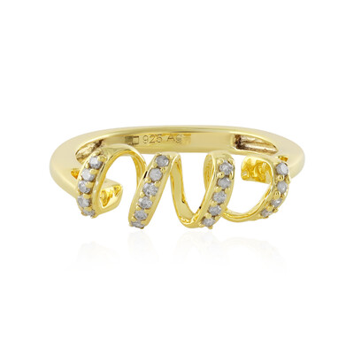 I4 (J) Diamant-Silberring