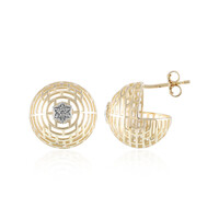 I1 (I) Diamant-Goldohrringe (Ornaments by de Melo)