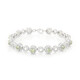 Russischer Apatit-Silberarmband