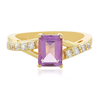 Lavendel-Amethyst-Silberring