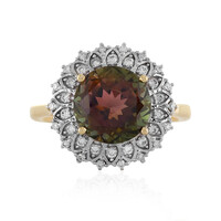 Mehrfarbiger Turmalin-Goldring (D'vyere)
