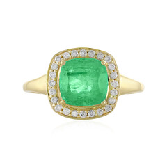 Äthiopischer Smaragd-Goldring (AMAYANI)