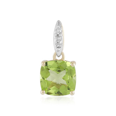 Peridot-Goldanhänger