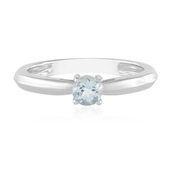 Brasilianischer Aquamarin-Silberring