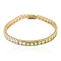 Edelstein-Silberarmband