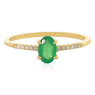 Sambia-Smaragd-Goldring