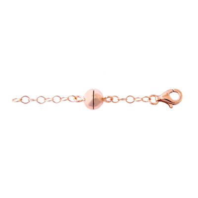 Magnetverschluss, 925er Sterling Silber rosévergoldet