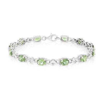 Russischer Apatit-Silberarmband