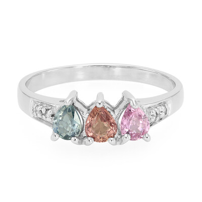 Saphir-Silberring