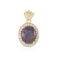 Andamooka-Matrix-Opal-Goldanhänger (AMAYANI)