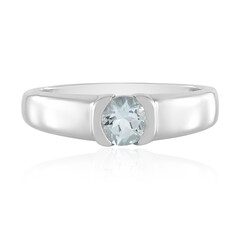 Brasilianischer Aquamarin-Silberring