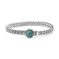 Abalone-Muschel-Silberarmband (Nan Collection)