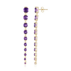 Amethyst-Silberohrringe