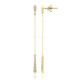 SI2 (H) Brillant-Goldohrringe (CIRARI)