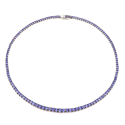 Tansanit-Silbercollier (Gems en Vogue)