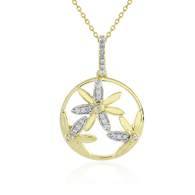 Lupenreiner (F) Brillant-Goldhalskette (LUCENT DIAMONDS)