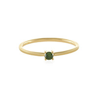 Grüner I2 Brillant-Goldring