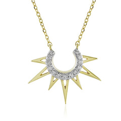 Lupenreiner (F) Brillant-Goldcollier (LUCENT DIAMONDS)