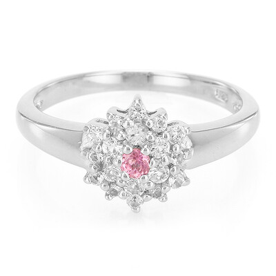 Pinkfarbener Turmalin-Silberring