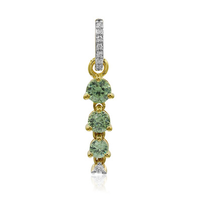 Madagaskar-Demantoid-Goldanhänger (John Ferry)