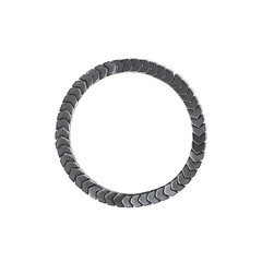Schwarzer Hämatit-Armband