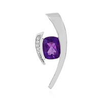 Sibirischer Amethyst-Silberanhänger