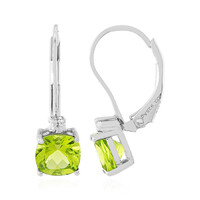 Jilin-Peridot-Silberohrringe