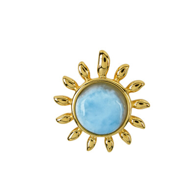 Larimar-Silberanhänger