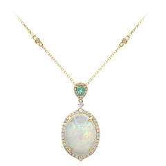 AAA-Welo-Opal-Goldhalskette (CIRARI)