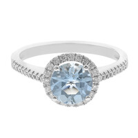 AAA-Brasilianischer Aquamarin-Goldring (CIRARI)
