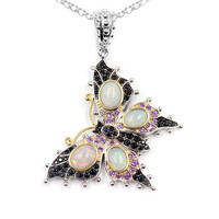 Welo-Opal-Silberhalskette (Dallas Prince Designs)