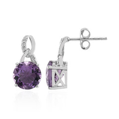 Amethyst-Silberohrringe