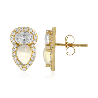 Welo-Opal-Goldohrringe (Adela Gold)