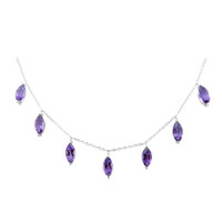 Sambia-Amethyst-Silbercollier (de Melo)