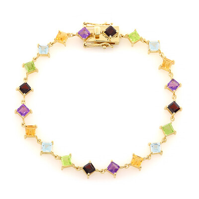 Edelstein-Silberarmband