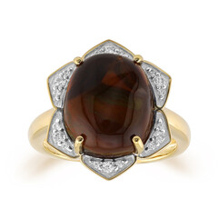 Feuerachat-Goldring