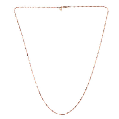Silber-Singapur-Kette - 61 cm - 3,02 g - rosévergoldet