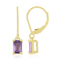 Amethyst-Silberohrringe