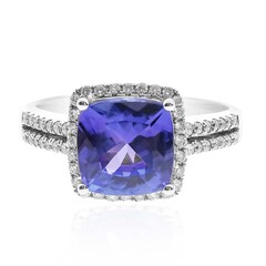 AAA-Tansanit-Goldring (CIRARI)
